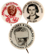 SPANISH CIVIL WAR RARE BUTTONS INCLUDING HEROES.