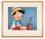 "SNOW WHITE/PINOCCHIO" COURVOISIER PRINT TRIO FRAMED AS ISSUED.