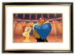 "BEAUTY AND THE BEAST BALLROOM DANCING" LIMITED EDITION FRAMED CEL.