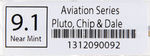 "DISNEY AUCTIONS - AVIATION SERIES - PLUTO, CHIP & DALE" PINPICS 9.1 NM.