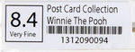 "DISNEY AUCTIONS - POST CARD COLLECTION - WINNIE THE POOH" PINPICS 8.4 VF.