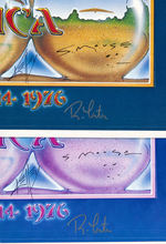 PAUL McCARTNEY "WINGS OVER AMERICA" PROGRESSIVE PROOF SET SIGNED BY KELLEY, MOUSE & TUTEN.