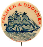 “PALMER & BUCKNER” 1896 GOLD DEMOCRATS PARTY BUTTON.