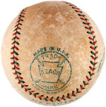 WALTER JOHNSON & CLARK GRIFFITH SIGNED BASEBALL.