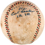 WALTER JOHNSON & CLARK GRIFFITH SIGNED BASEBALL.