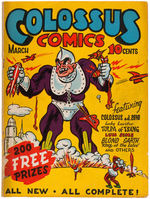 "COLOSSUS COMICS #1."