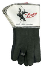 "ZORRO" GLOVE PAIR WITH ORIGINAL TAG PLUS FIVE RINGS.