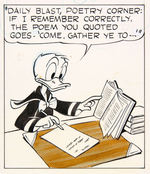 “DONALD DUCK” 1967 DAILY COMIC STRIP ORIGINAL ART BY TALIAFERRO AND GRUNDEEN.