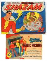 "CAPTAIN MARVEL'S MAGIC PICTURE/SHAZAM" GAME.