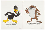 WARNER BROTHERS LOONEY TUNES LICENSING SHEETS.