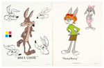 WARNER BROTHERS LOONEY TUNES LICENSING SHEETS.