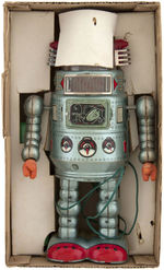 "REMOTE CONTROL REVOLVING FLASHING ROBOT" BOXED TOY.