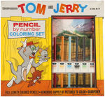 TOM & JERRY FACTORY-SEALED COLORING SET PAIR.
