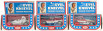 "EVEL KNIEVEL PRECISION MINIATURES" BOXED IDEAL REPLICA LOT.