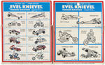 "EVEL KNIEVEL PRECISION MINIATURES" BOXED IDEAL REPLICA LOT.