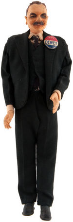 THOMAS DEWEY 1940s WELL MADE DOLL WITH EXCELLENT LIKENESS.