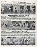 IRVING KLAW PIN-UP/BONDAGE MAIL ORDER PHOTO CATLOG TRIO FEATURING BETTIE PAGE.