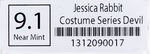 "DISNEYSTORE.COM - JESSICA RABBIT COSTUME SERIES - DEVIL" PINPICS 9.1 NM.