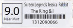 "DISNEYSTORE.COM - SCREEN LEGENDS JESSICA RABBIT - THE KING & I" PINPICS 9.0 NM.