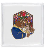 "DISNEY AUCTIONS - BELLE & BEAST STAINED GLASS"  PINPICS 9.0 NM.