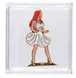 "DISNEY SODA FOUNTAIN - CAST MEMBER - CREATE-A-PIN JESSICA RABBIT IN HOLLYOOD" PINPICS 9.1 NM.