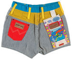 "PETER MAX - WRANGLER" SHORT SHORTS WITH TAG.