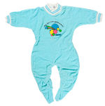 "I'M THE NEW GENERATION - PETER MAX" INFANT STRETCH COVERALL PAIR.