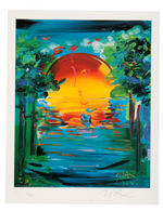 PETER MAX "THE BETTER WORLD" SIGNED LIMTED EDITION ART PRINT.