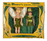 "PETER PAN AND TINKER BELL DOLLS" BOXED SET.