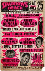 "BILL JOHNSON OF WUST PRESENTS" SOUL REVUE CONCERT POSTER.