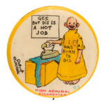 YELLOW KID RARE BUTTON #93.