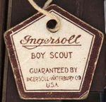 "OFFICIAL BOY SCOUT INGERSOLL WRIST WATCH" WITH BOX (VARIETY).