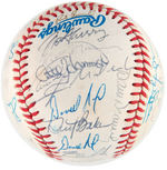 1989 WORLD SERIES SAN FRANCISCO GIANTS TEAM-SIGNED BASEBALL.