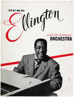 DUKE ELLINGTON & BAND SIGNED PUBLICITY PHOTO & PROGRAM.