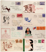 WORLD WAR II ANTI-AXIS/PATRIOTIC ENVELOPE LOT.