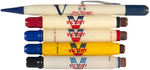 WORLD WAR II ANTI-AXIS & PATRIOTIC PENCIL LOT.