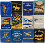 WORLD WAR II ARMY/AIR BASES & SCHOOLS LARGE MATCHBOOK LOT.