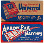 WORLD WAR II LARGE MATCHBOOK LOT.