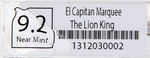 "DISNEY SODA FOUNTAIN - EL CAPITAN MARQUEE" - LION KING PINPICS 9.2 NM.