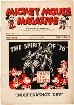 "MICKEY MOUSE MAGAZINE" RARE FIRST SERIES ISSUE.