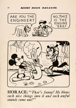 "MICKEY MOUSE MAGAZINE" RARE FIRST SERIES ISSUE.