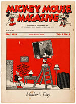 "MICKEY MOUSE MAGAZINE" RARE FIRST SERIES ISSUE.