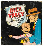 "DICK TRACY MILITARY SET" BOXED BRUSH PAIR.