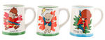 WARNER BROS./LOONEY TUNES CHARACTER MUG TRIO.