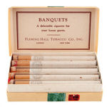 BOX OF "BANQUETS/MADE TO ORDER CIGARETTES."