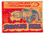 "MARX OFFICIAL REX MARS PLANET PATROL SPARKLING PISTOL" BOXED.