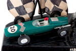 “BLACK & WHITE SCOTCH” FIGURAL DISPLAY WITH INDY 500 TIE-IN.