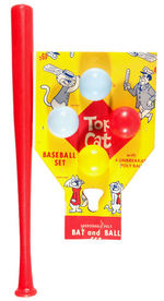 “TOP CAT BAT AND BALL SET” ON STORE CARD.