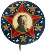 TAFT GRAPHIC MULTIPLE STARS PORTRAIT BUTTON.