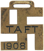 TAFT PAIR OF FIGURAL 1908 WATCH FOBS.